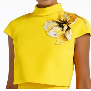 NWT SAFIYAA orchid top canary, yellow 40/8 $1115